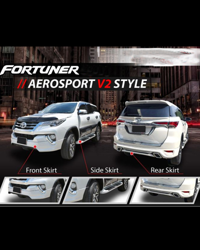 BODY KIT FORTUNER 2016 MẪU AEROSPORT V2